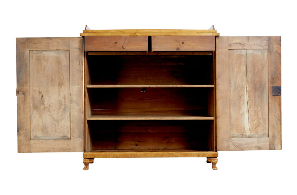 Mid 19th Century Swedish Birch Cupboard — image 4