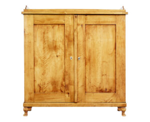Mid 19th Century Swedish Birch Cupboard — thumbnail 5