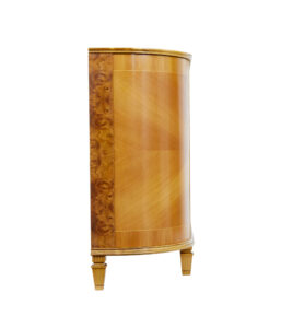 Mid Century Scandinavian Elm Inlaid Sideboard — thumbnail 8