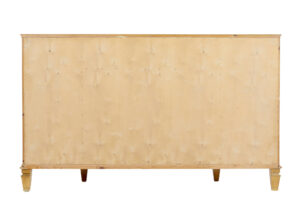 Mid Century Scandinavian Elm Inlaid Sideboard — thumbnail 7