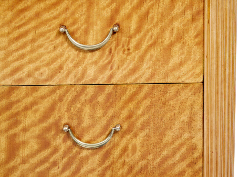 20th Century Art Deco Scandinavian Birch Chest of Drawers — image 4
