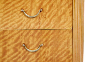20th Century Art Deco Scandinavian Birch Chest of Drawers — thumbnail 4