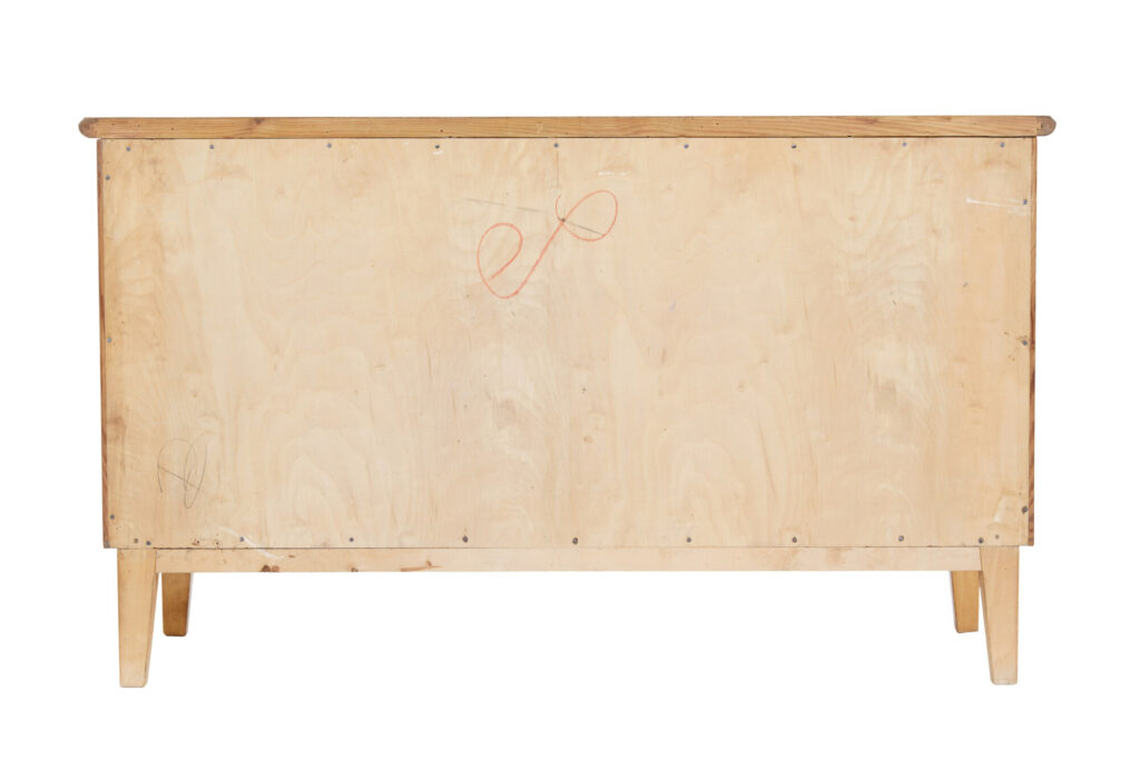20th Century Art Deco Scandinavian Birch Chest of Drawers — image 7