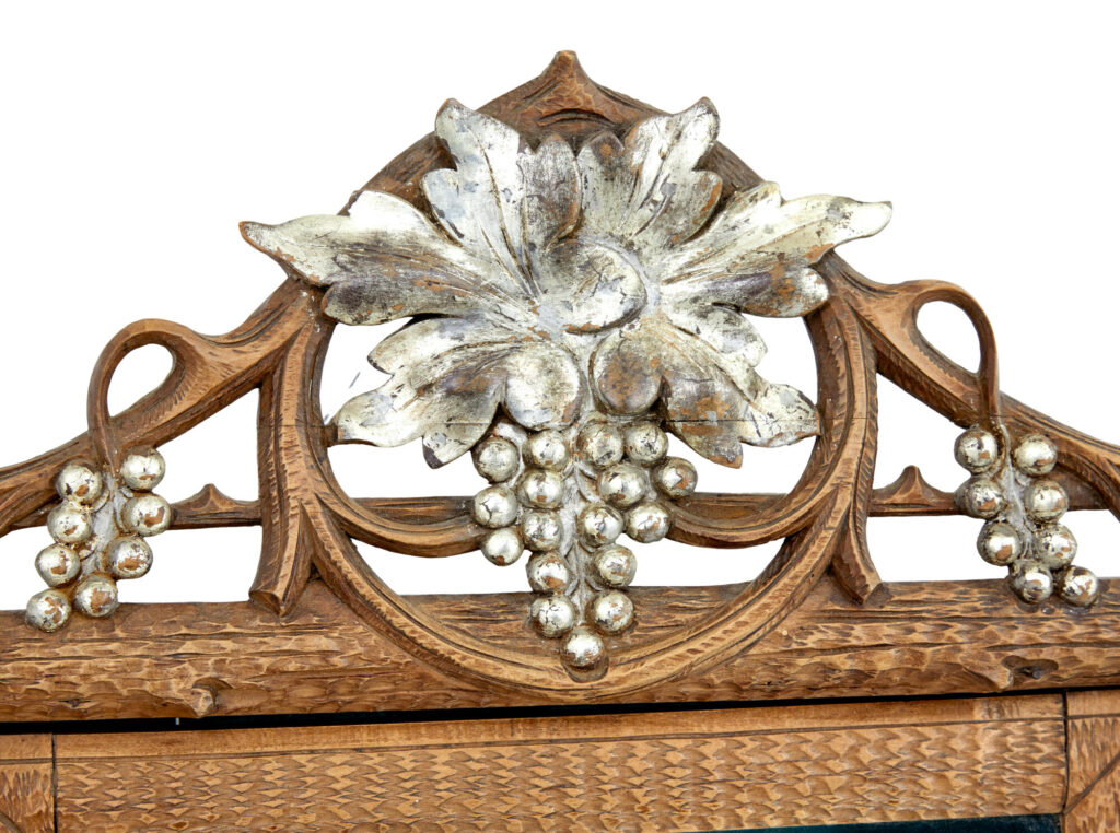 Late 19th Century Small Black Forest Display Cabinet — image 4