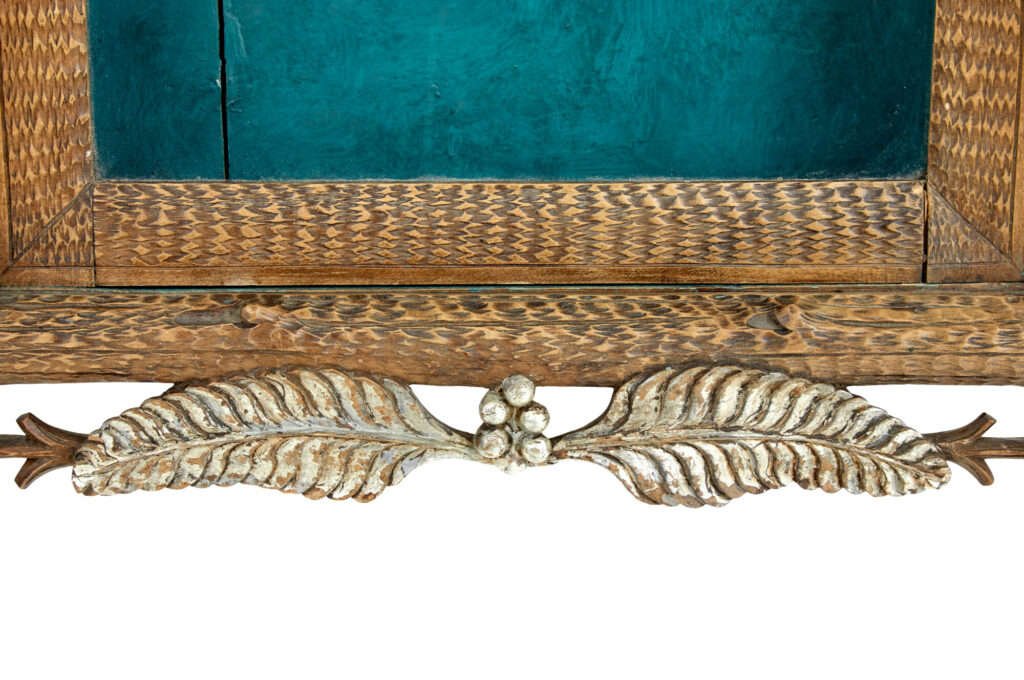 Late 19th Century Small Black Forest Display Cabinet — image 3