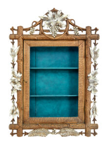 Late 19th Century Small Black Forest Display Cabinet — thumbnail 1
