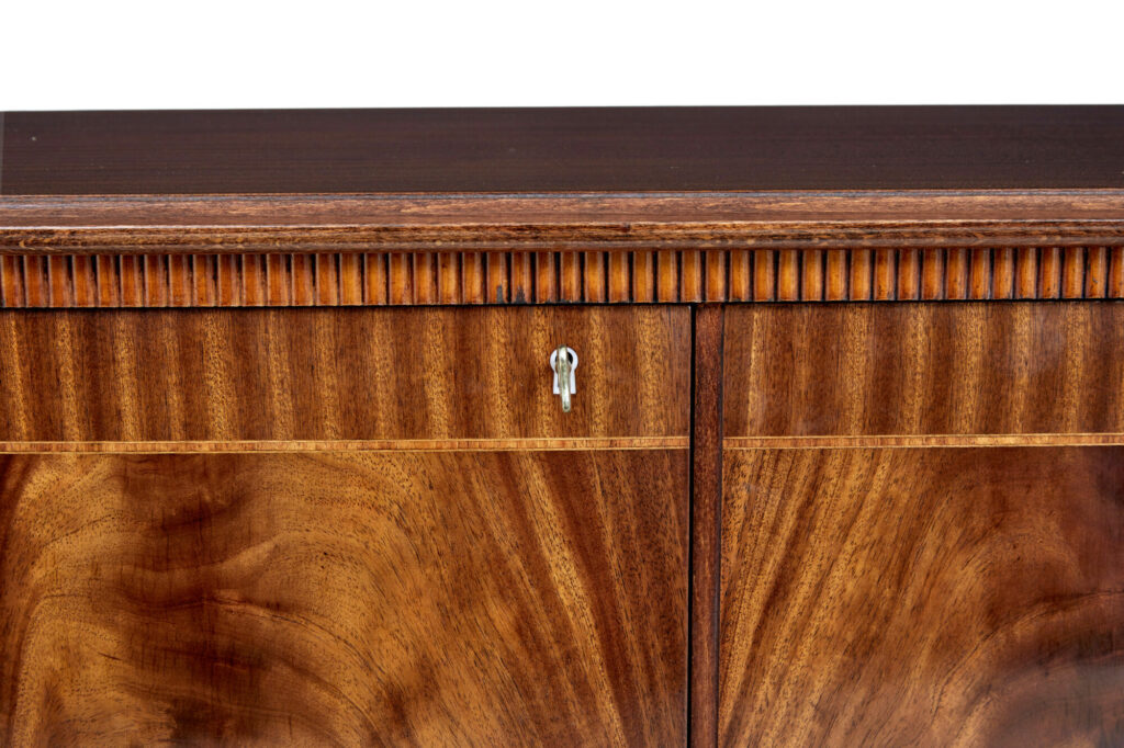 Mid Century Flame Mahogany Sideboard by Gardveda Mobelfabrik — image 5