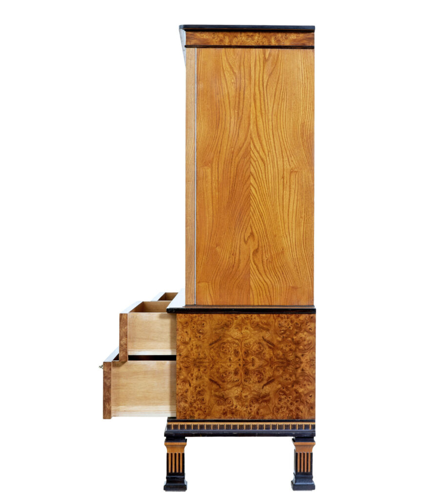Art Deco Elm and Burr Sideboard by Erik Chambert — image 3