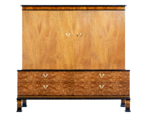 Art Deco Elm and Burr Sideboard by Erik Chambert — thumbnail 6