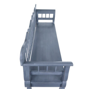 Swedish Early 20th Century Painted Pine Bench — thumbnail 3