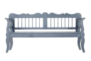 Swedish Early 20th Century Painted Pine Bench — thumbnail 2
