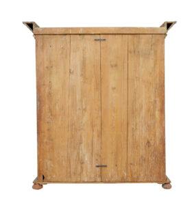 Traditional Swedish Hand Painted 19th Century Painted Wardrobe — thumbnail 6