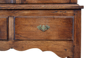 Oak and Glazed Cabinet on Base — thumbnail 9
