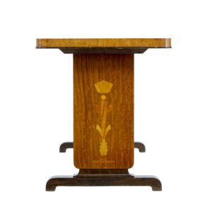 Mid 20th Century Inlaid Birch Coffee Table — thumbnail 4