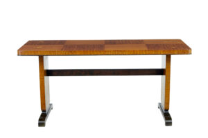 Mid 20th Century Inlaid Birch Coffee Table — thumbnail 7