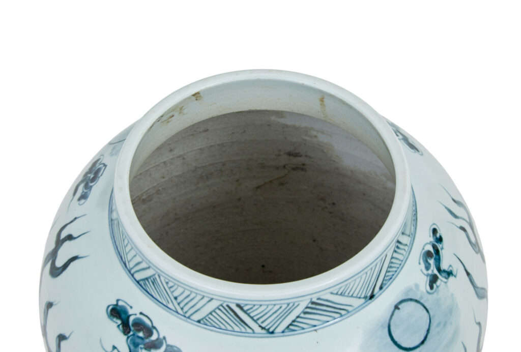 Mid Century Ceramic Ginger Jar — image 2
