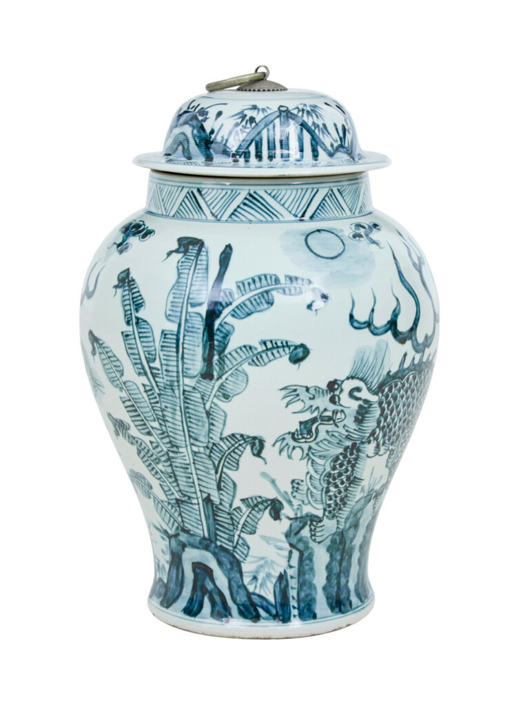 Mid Century Ceramic Ginger Jar
