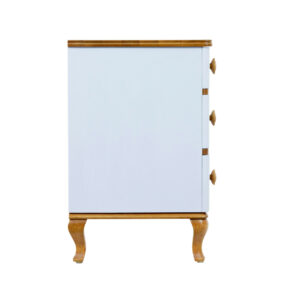 Mid Century Scandinavian Painted Birch Chest of Drawers — thumbnail 2