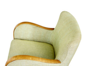 Pair of Scandinavian Art Deco Birch Armchairs — thumbnail 2