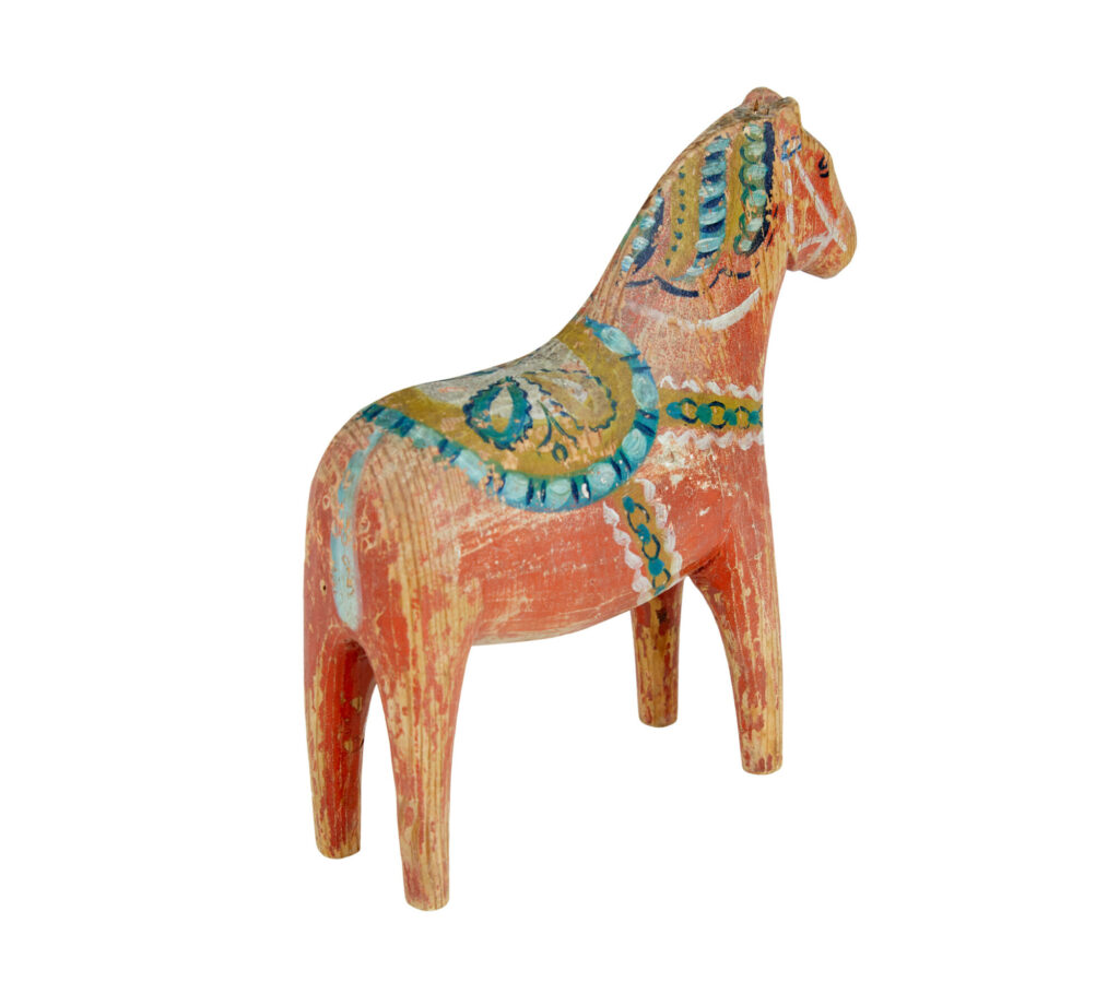 19th Century Hand Painted Swedish Dala Horse — image 3