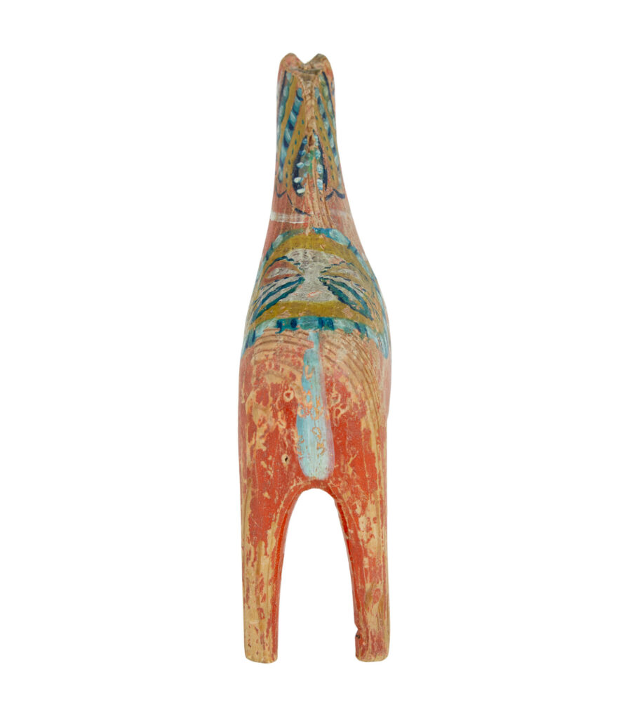 19th Century Hand Painted Swedish Dala Horse — image 4