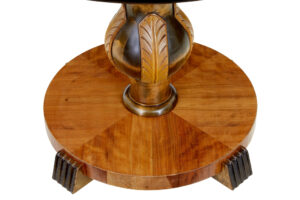 Mid 20th Century Scandinavian Birch Inlaid Occasional Table — thumbnail 3