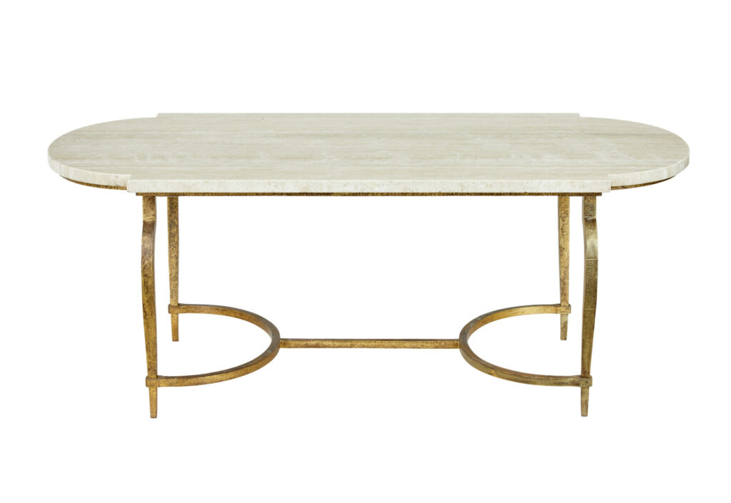 Mid Century Italian Marble Top Coffee Table — image 6