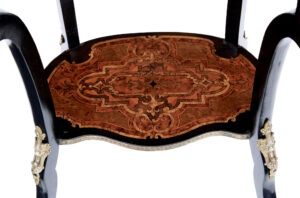 French 19th Century Ebonised and Walnut Jardinere Stand — thumbnail 3