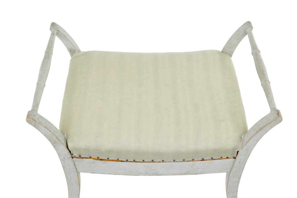 Pair of 19th Century Swedish Painted Stools — image 3