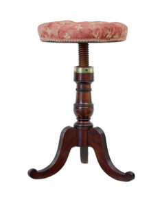 Late 19th Century Mahogany Piano Stool — thumbnail 3