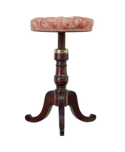 Late 19th Century Mahogany Piano Stool — thumbnail 4