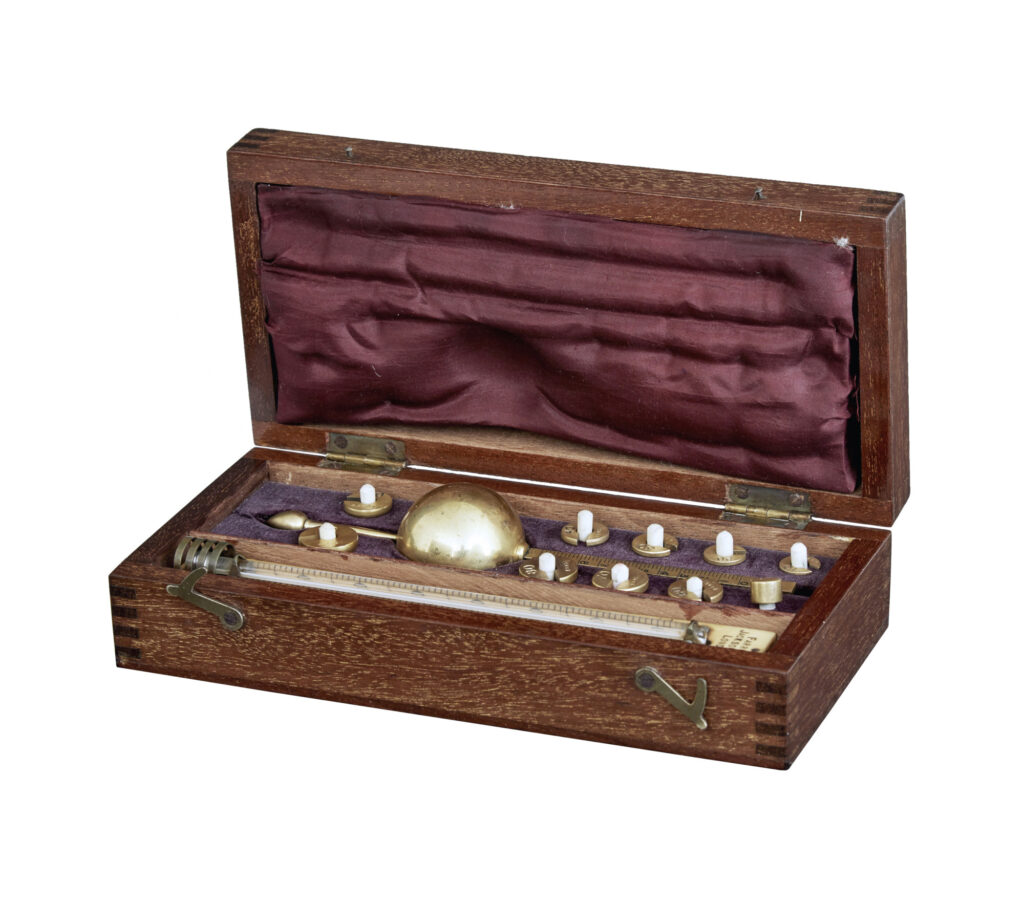 19TH CENTURY HYDROMETER BY FARROW AND JACKSON OF LONDON