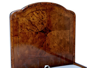 Fine Pair of Early 20th Century Inlaid Birch Single Beds — thumbnail 2