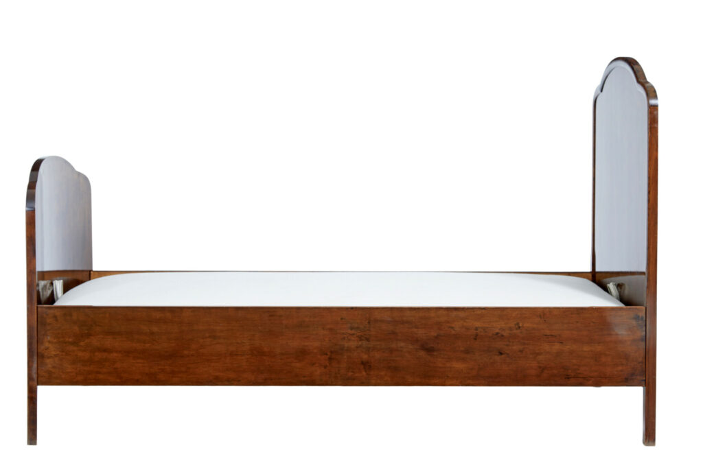 Fine Pair of Early 20th Century Inlaid Birch Single Beds — image 5