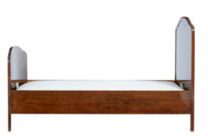 Fine Pair of Early 20th Century Inlaid Birch Single Beds — thumbnail 5