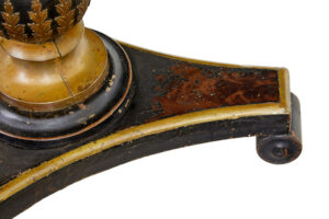 19th Century Ebonised Marble Top Centre Table — thumbnail 5