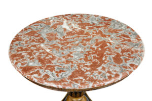 19th Century Ebonised Marble Top Centre Table — thumbnail 8