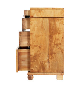 19th Century Biedermeier Birch Chest of Drawers — thumbnail 4
