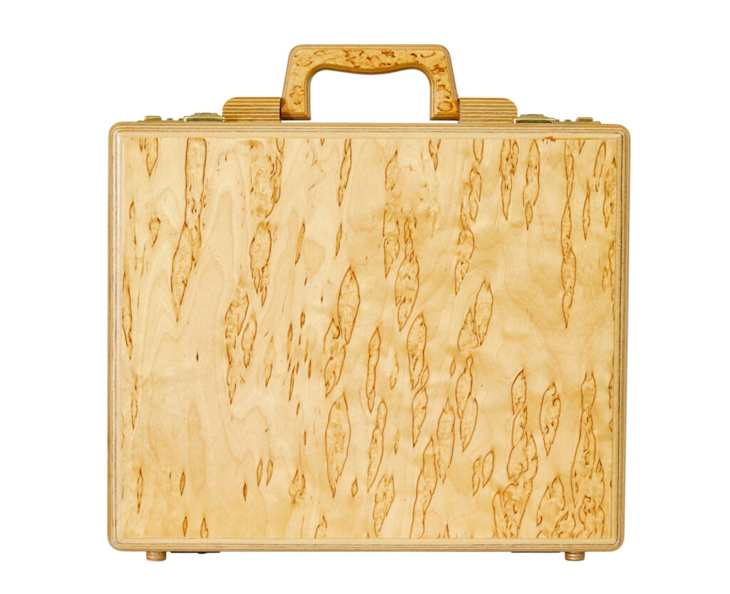 Mid 20th Century Birch Briefcase by Amiet — image 8