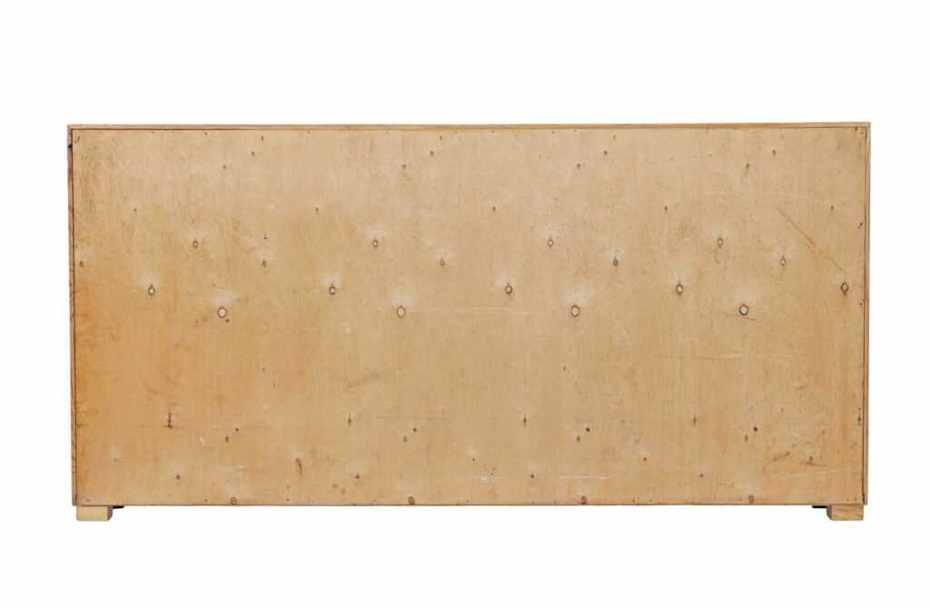Scandinavian Mid 20th Century Low Elm Bookcase — image 2