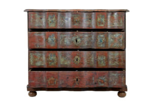 Mid 18th Century Danish Pine Painted Chest of Drawers — thumbnail 5