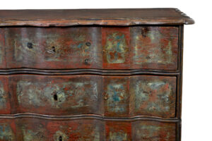 Mid 18th Century Danish Pine Painted Chest of Drawers — thumbnail 8