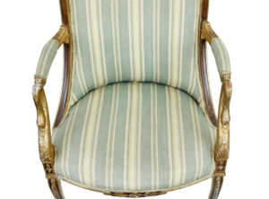 Pair of Mid 19th Century French Walnut and Gilt Armchairs — thumbnail 5