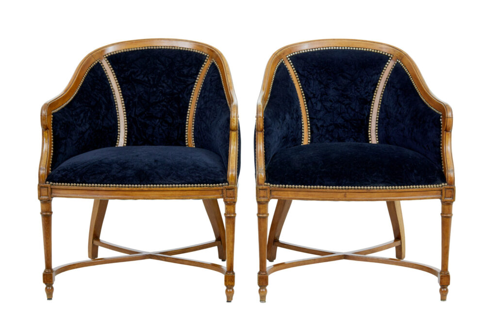Pair of Early 20th Century Lounge Chairs — image 1