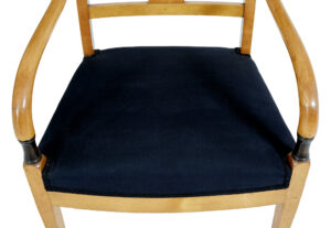 Set of 10 Art Deco Swedish Birch Dining Armchairs — thumbnail 2