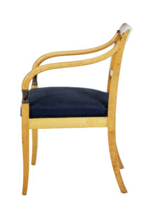 Set of 10 Art Deco Swedish Birch Dining Armchairs — thumbnail 6