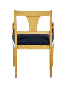 Set of 10 Art Deco Swedish Birch Dining Armchairs — thumbnail 5