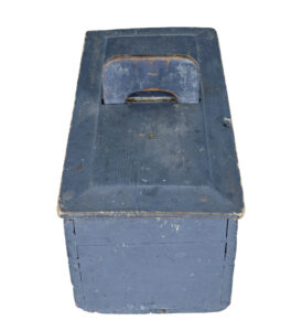 19th Century Painted Pine Scandinavian Bread Box — thumbnail 3