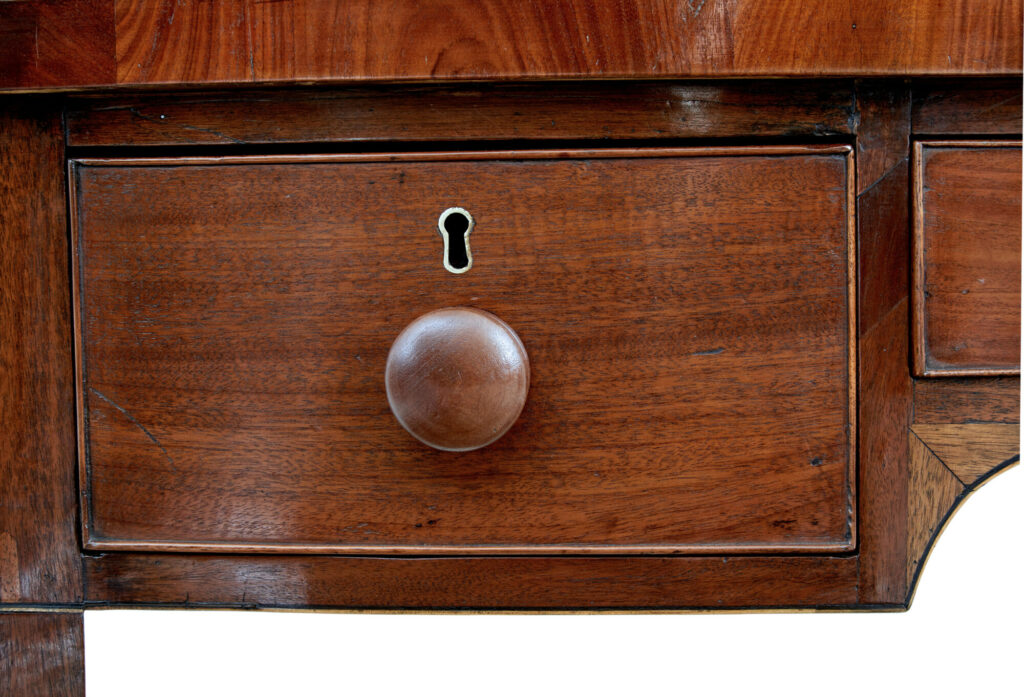 Mid 19th Century Mahogany Bowfront Sideboard — image 2