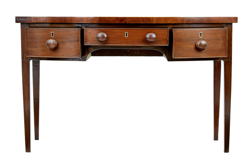 Mid 19th Century Mahogany Bowfront Sideboard — image 9